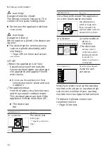 Preview for 16 page of Siemens WM14N005NL User Manual And Installation Manual