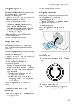 Preview for 35 page of Siemens WM14N005NL User Manual And Installation Manual