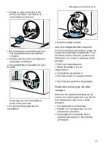 Preview for 41 page of Siemens WM14N005NL User Manual And Installation Manual