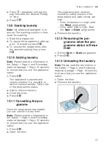 Preview for 37 page of Siemens WM14N23BDN User Manual And Installation Instructions