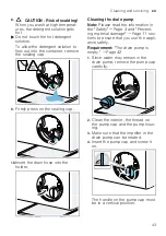 Предварительный просмотр 43 страницы Siemens WM14N23EDN User Manual And Installation Instructions