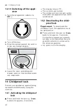 Preview for 40 page of Siemens WM14N270HK User Manual And Installation Instructions