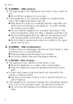 Предварительный просмотр 6 страницы Siemens WM14N2E9DN User Manual And Installation Instructions