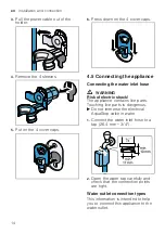 Предварительный просмотр 14 страницы Siemens WM14N2G8 User Manual And Installation Instructions