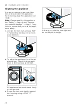 Preview for 18 page of Siemens WM14N2O3DN User Manual And Assembly Instructions