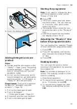 Preview for 35 page of Siemens WM14N2O3DN User Manual And Assembly Instructions