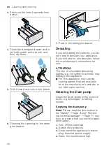 Preview for 40 page of Siemens WM14N2O3DN User Manual And Assembly Instructions