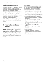 Preview for 12 page of Siemens WM14PIHDN User Manual And Installation Instructions