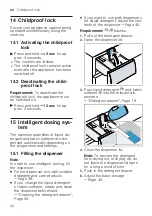 Preview for 44 page of Siemens WM14PIHDN User Manual And Installation Instructions