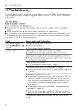 Preview for 52 page of Siemens WM14SE9DN User Manual And Installation Instructions