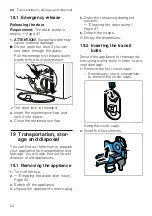 Preview for 62 page of Siemens WM14SE9DN User Manual And Installation Instructions