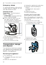 Предварительный просмотр 62 страницы Siemens WM14SO8DN User Manual And Assembly Instructions