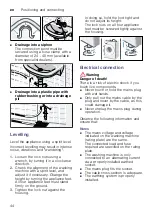 Предварительный просмотр 44 страницы Siemens WM14T680GC Instruction Manual And Installation Instructions