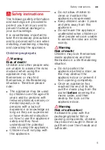 Preview for 5 page of Siemens WM14T761BY Instruction Manual And Installation Instructions