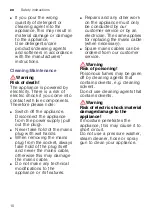 Preview for 10 page of Siemens WM14T761BY Instruction Manual And Installation Instructions