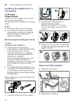 Preview for 14 page of Siemens WM14T761BY Instruction Manual And Installation Instructions