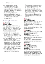 Preview for 10 page of Siemens WM14T780ME Instruction Manual And Installation Instruction