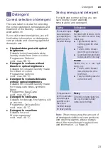 Preview for 23 page of Siemens WM14T780ME Instruction Manual And Installation Instruction