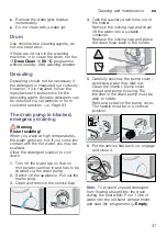 Preview for 37 page of Siemens WM14T790GB Instruction Manual And Installation Instructions