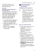 Preview for 11 page of Siemens WM14T790HK Instruction Manual And Installation Instructions