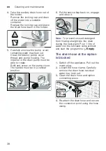 Preview for 38 page of Siemens WM14T7P9DN Instruction Manual And Installation Instructions