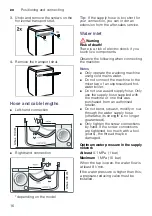 Предварительный просмотр 16 страницы Siemens WM14U460IN Instruction Manual And Installation Instructions