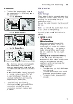 Предварительный просмотр 17 страницы Siemens WM14U460IN Instruction Manual And Installation Instructions