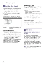 Предварительный просмотр 38 страницы Siemens WM14U460IN Instruction Manual And Installation Instructions