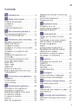 Preview for 3 page of Siemens WM14U940 Series Instruction Manual And Installation Instruction