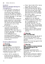 Preview for 10 page of Siemens WM14U940 Series Instruction Manual And Installation Instruction