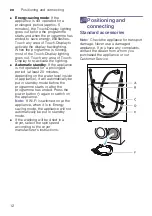 Preview for 12 page of Siemens WM14U940 Series Instruction Manual And Installation Instruction