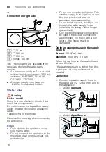 Preview for 16 page of Siemens WM14U940 Series Instruction Manual And Installation Instruction