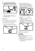 Preview for 18 page of Siemens WM14U940 Series Instruction Manual And Installation Instruction