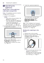 Preview for 24 page of Siemens WM14U940 Series Instruction Manual And Installation Instruction