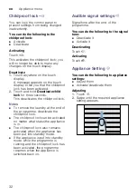 Preview for 32 page of Siemens WM14U940 Series Instruction Manual And Installation Instruction