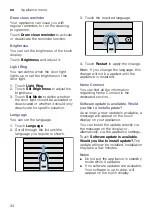 Preview for 34 page of Siemens WM14U940 Series Instruction Manual And Installation Instruction