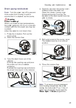 Preview for 49 page of Siemens WM14U940 Series Instruction Manual And Installation Instruction