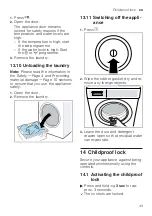 Предварительный просмотр 43 страницы Siemens WM14UPH1ES User Manual And Installation Instructions