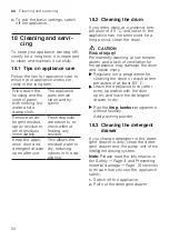 Предварительный просмотр 50 страницы Siemens WM14UPH1ES User Manual And Installation Instructions