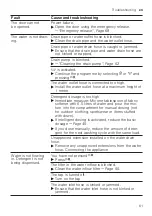 Предварительный просмотр 61 страницы Siemens WM14UPH1ES User Manual And Installation Instructions