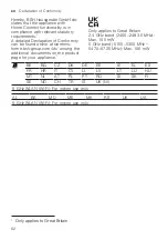 Preview for 62 page of Siemens WM14UPH2ES User Manual And Installation Instructions