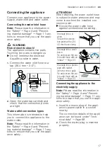 Preview for 17 page of Siemens WM14UPHXES User Manual And Assembly Instructions