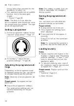 Preview for 38 page of Siemens WM14UPHXES User Manual And Assembly Instructions