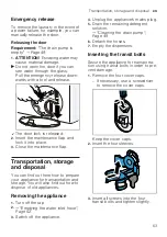 Preview for 63 page of Siemens WM14UPHXES User Manual And Assembly Instructions