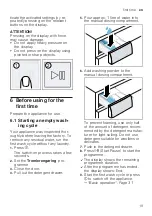 Preview for 19 page of Siemens WM14UPI0DN User Manual And Installation Instructions