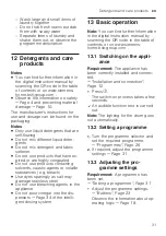 Preview for 31 page of Siemens WM14UPI0DN User Manual And Installation Instructions