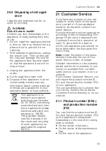 Preview for 59 page of Siemens WM14UPI0DN User Manual And Installation Instructions