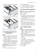 Предварительный просмотр 41 страницы Siemens WM14UQ92GB User Manual And Installation Instructions