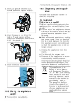 Предварительный просмотр 61 страницы Siemens WM14UQ92GB User Manual And Installation Instructions