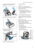 Предварительный просмотр 47 страницы Siemens WM14UR00NL User Manual And Installation Instructions